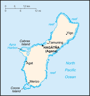 Guam Karte