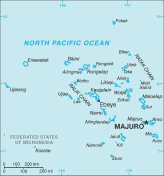 Marshallinseln Karte