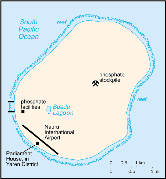Nauru Karte
