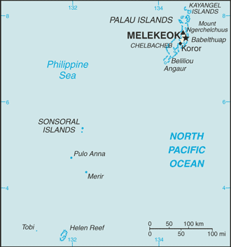 Palau Karte