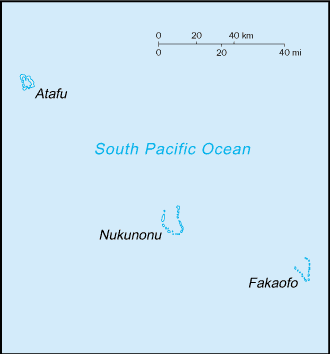 Tokelau Karte
