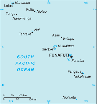 Tuvalu Karte